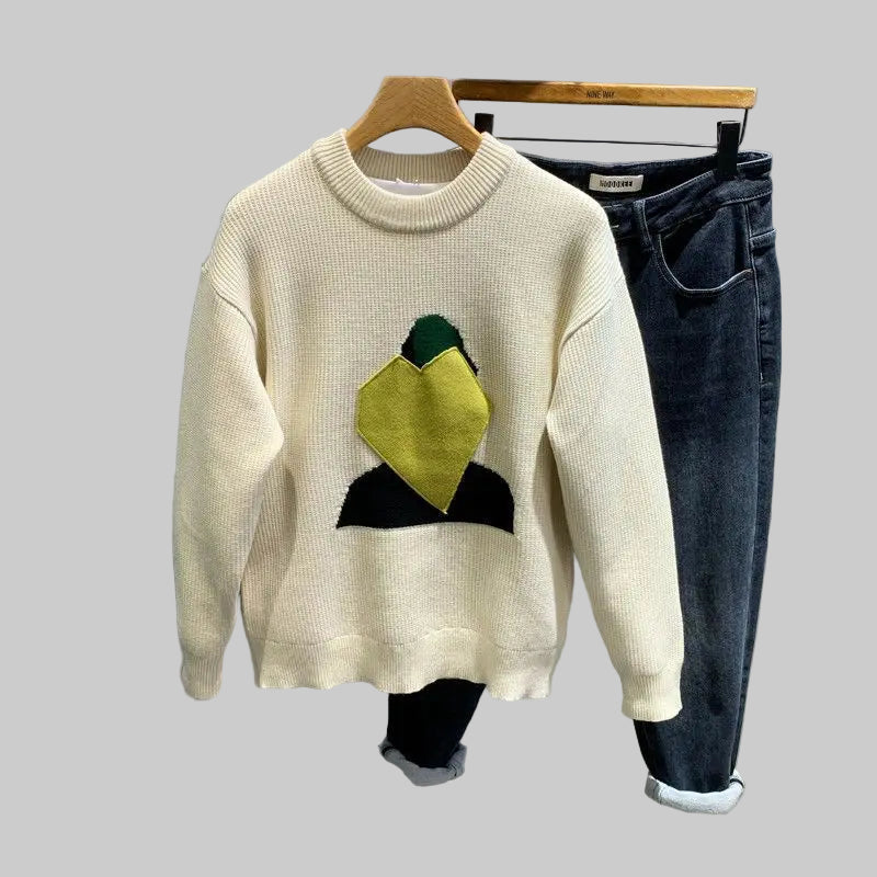 T-shirt long sleeve All Match Knitted Sweater neleeshop