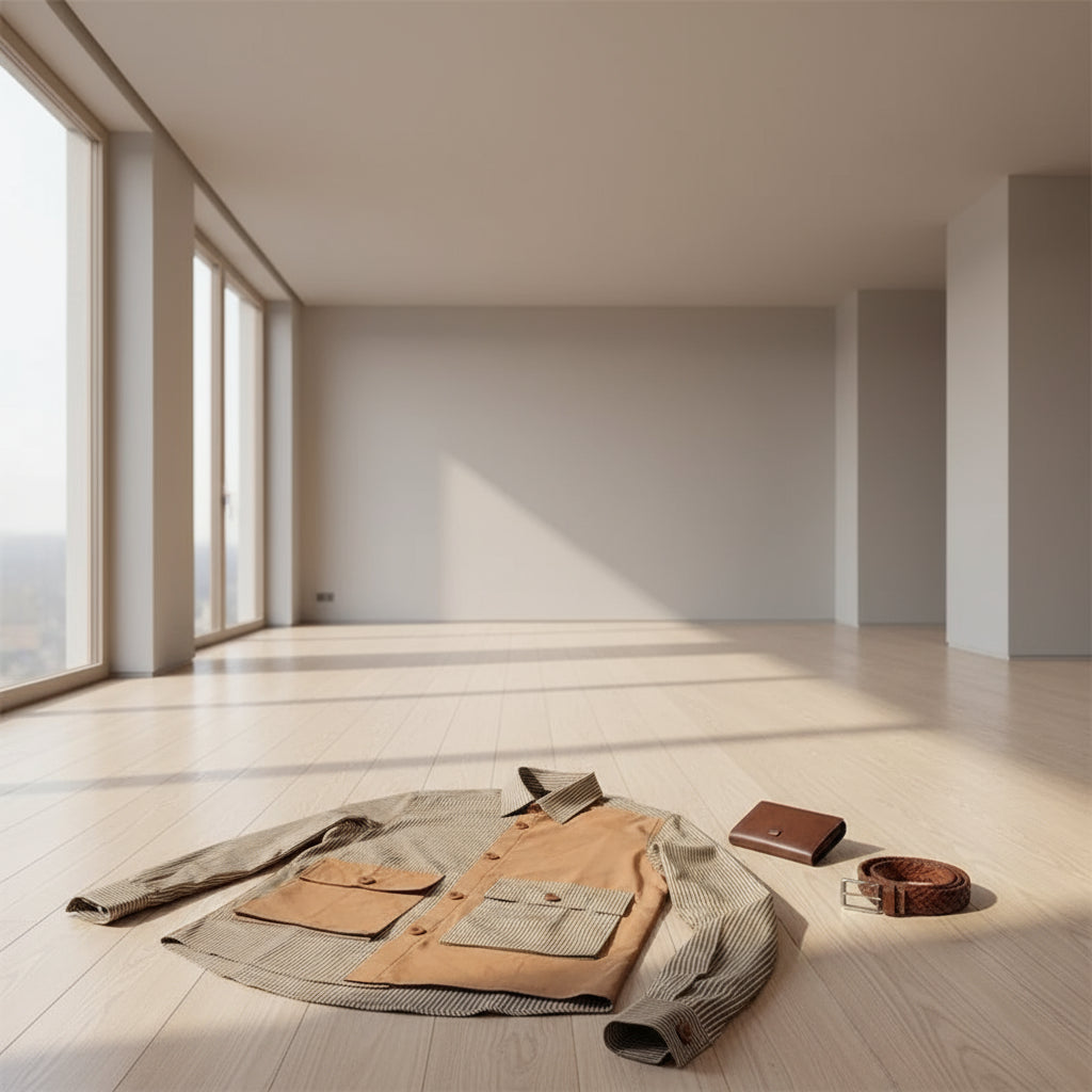 Men's Shirt with Color Blocking Trendy Fit Top neleeshop