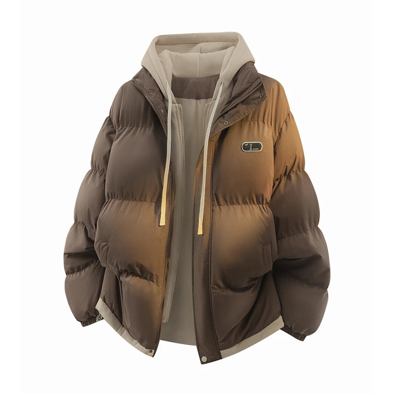 Winter Thicken False Two Piece Men Coat 🔥❄️🔥 neleeshop