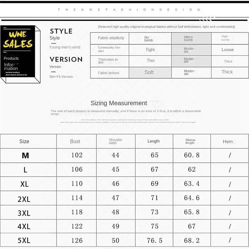 Men's Shirt with Color Blocking Trendy Fit Top neleeshop