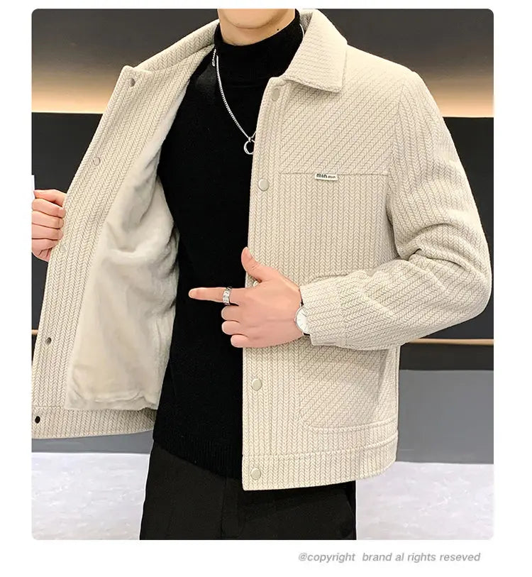 Men's Woolen Jackets High-quality neleeshop