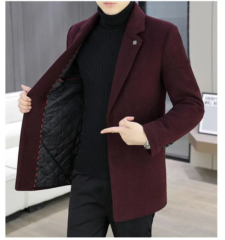 Blazer Men's Woolen neleeshop