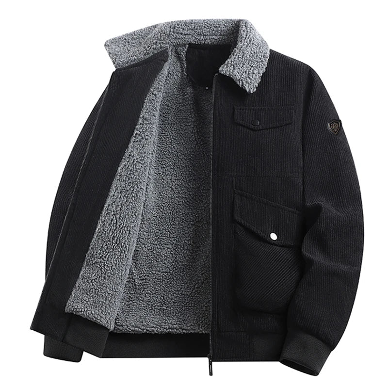 Winter New Jacket  Flip Collar Man Coats❄️❄️❄️ neleeshop