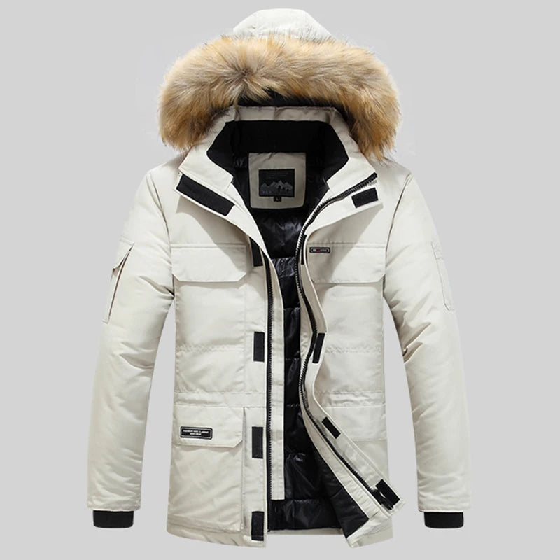 New Jacket Thickening Keep Warm Men Coat Winter Fashion neleeshop