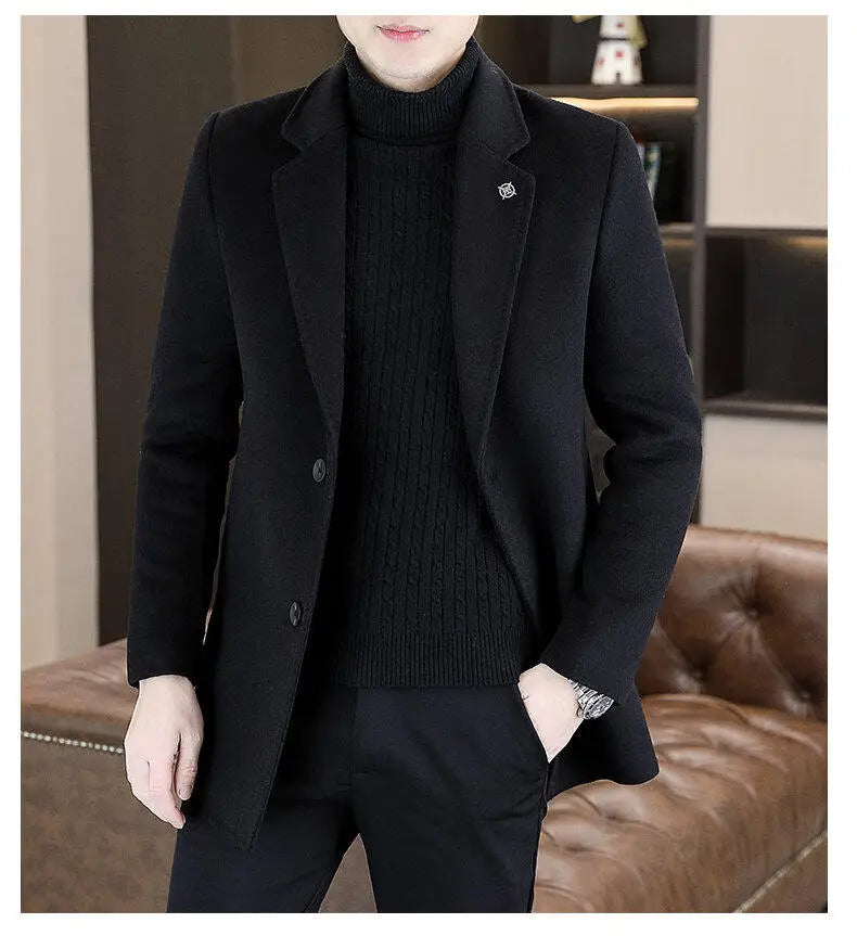 Blazer Men's Woolen neleeshop