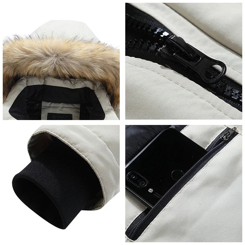 New Jacket Thickening Keep Warm Men Coat Winter Fashion neleeshop