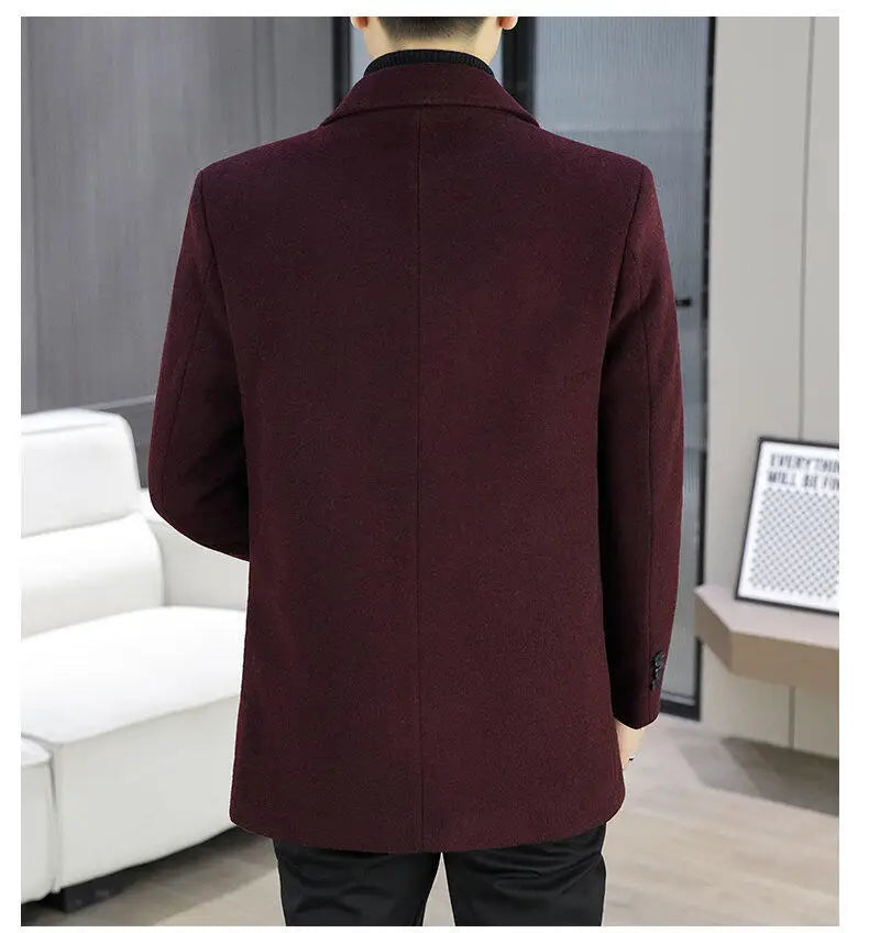 Blazer Men's Woolen neleeshop