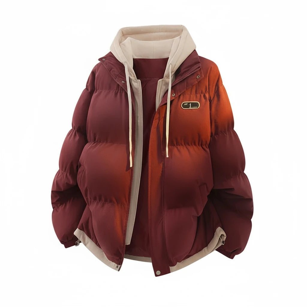 Winter Thicken False Two Piece Men Coat 🔥❄️🔥 neleeshop