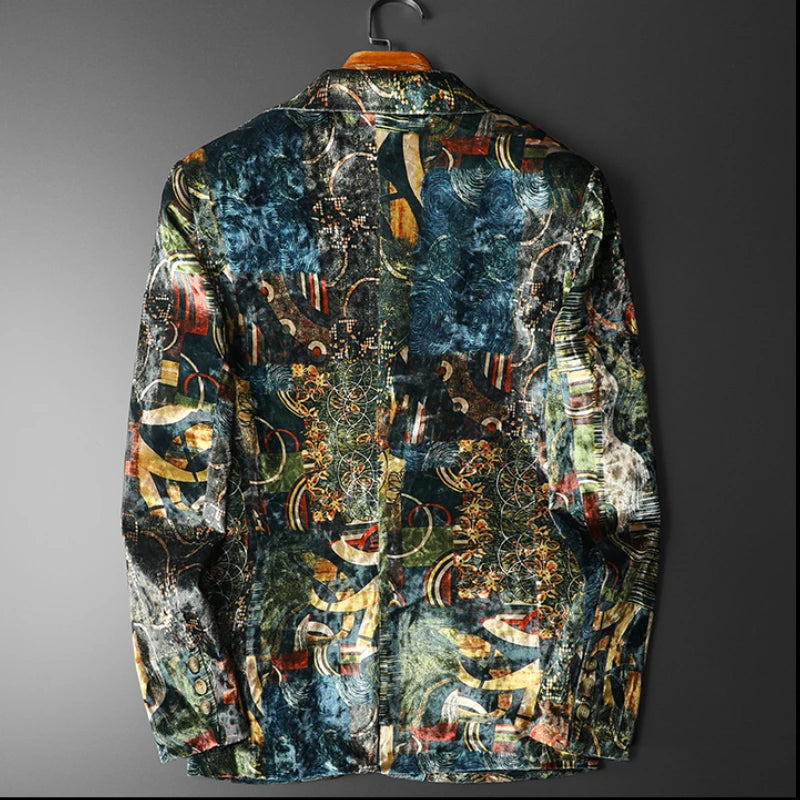 2022 Luxury Print Men Blazer neleeshop