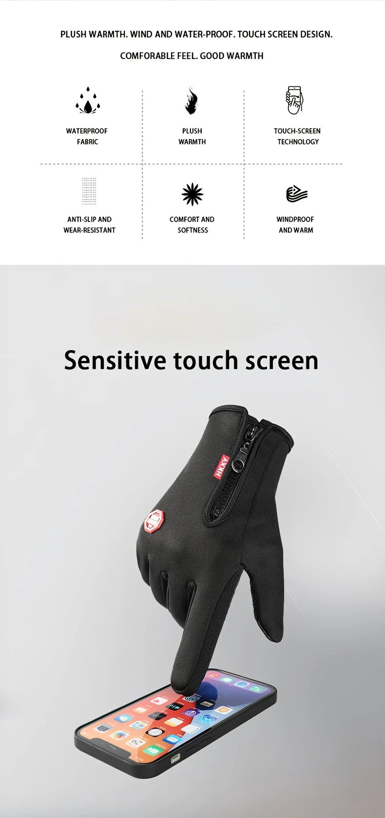 Winter Gloves For Men Women neleeshop