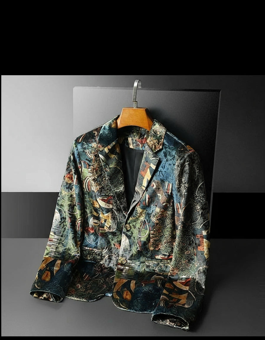 2022 Luxury Print Men Blazer neleeshop