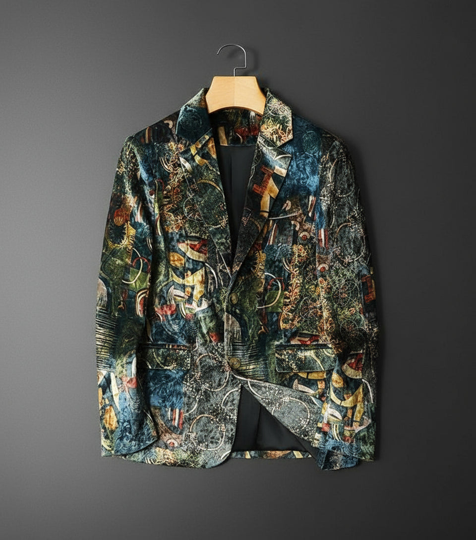 2022 Luxury Print Men Blazer neleeshop