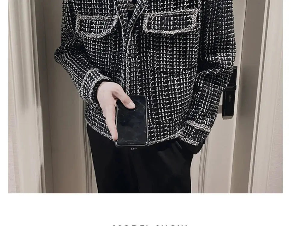 Jacket Autumn Winter Casual Tops Men's Clothing neleeshop