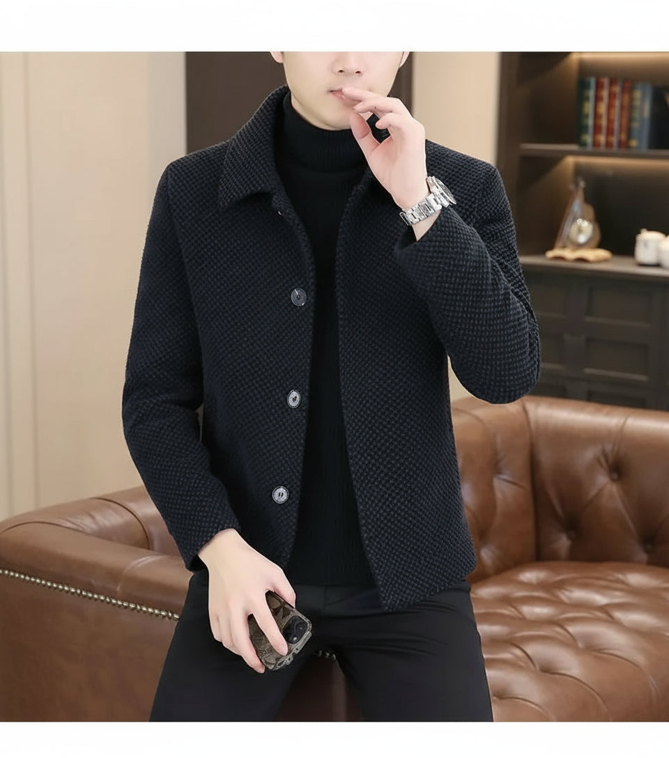 Winter Woolen Jacket Social Men Clothing neleeshop