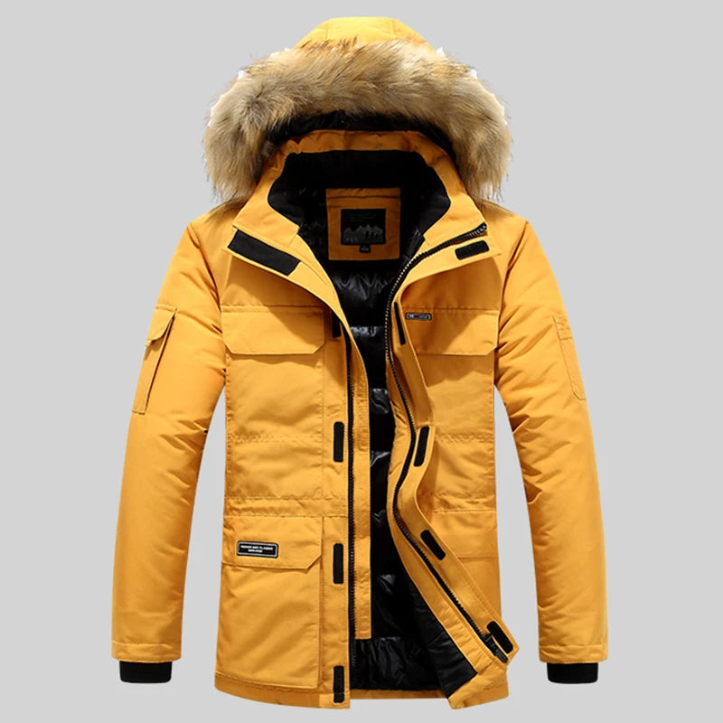 New Jacket Thickening Keep Warm Men Coat Winter Fashion neleeshop