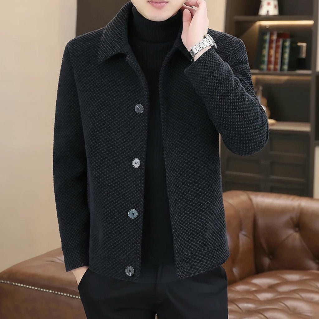 Winter Woolen Jacket Social Men Clothing neleeshop