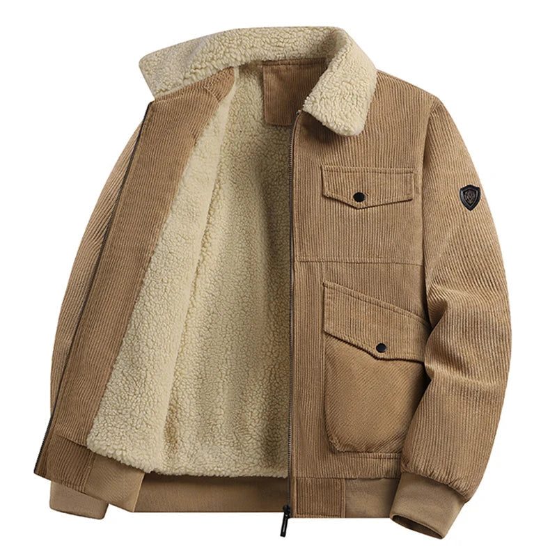 Winter New Jacket  Flip Collar Man Coats❄️❄️❄️ neleeshop