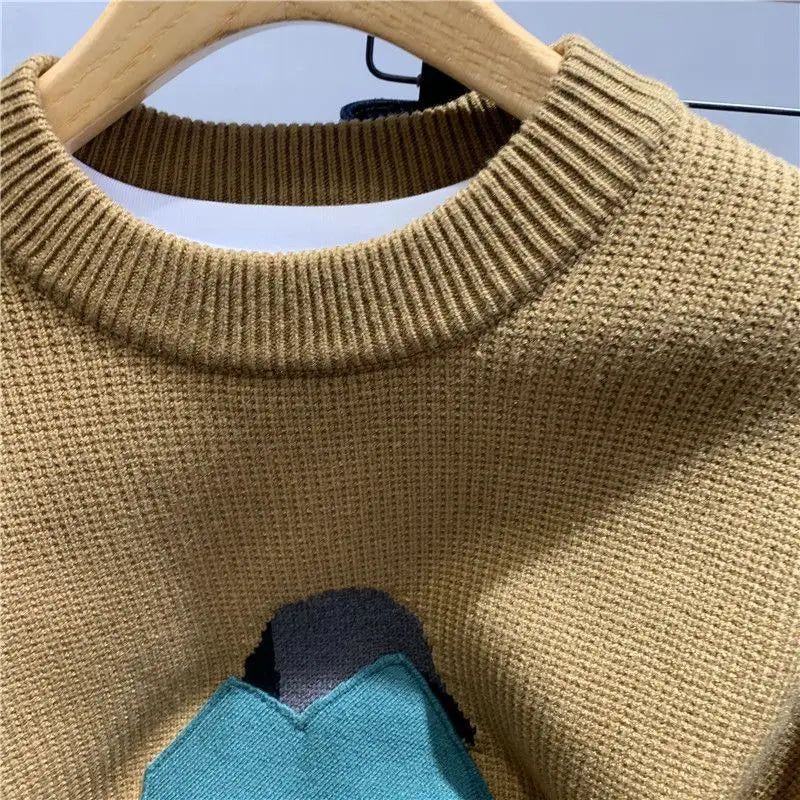 T-shirt long sleeve All Match Knitted Sweater neleeshop