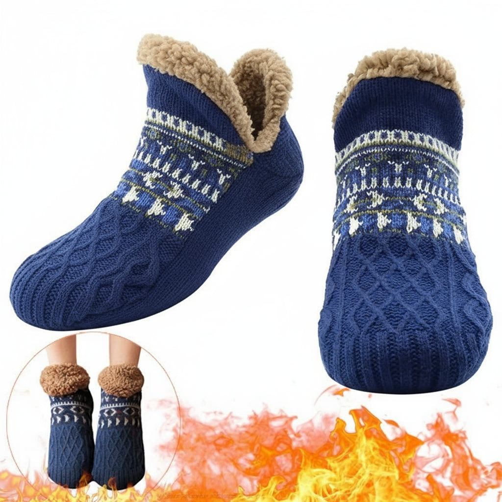 Winter Non-slip Floor Socks Women Men Snow neleeshop