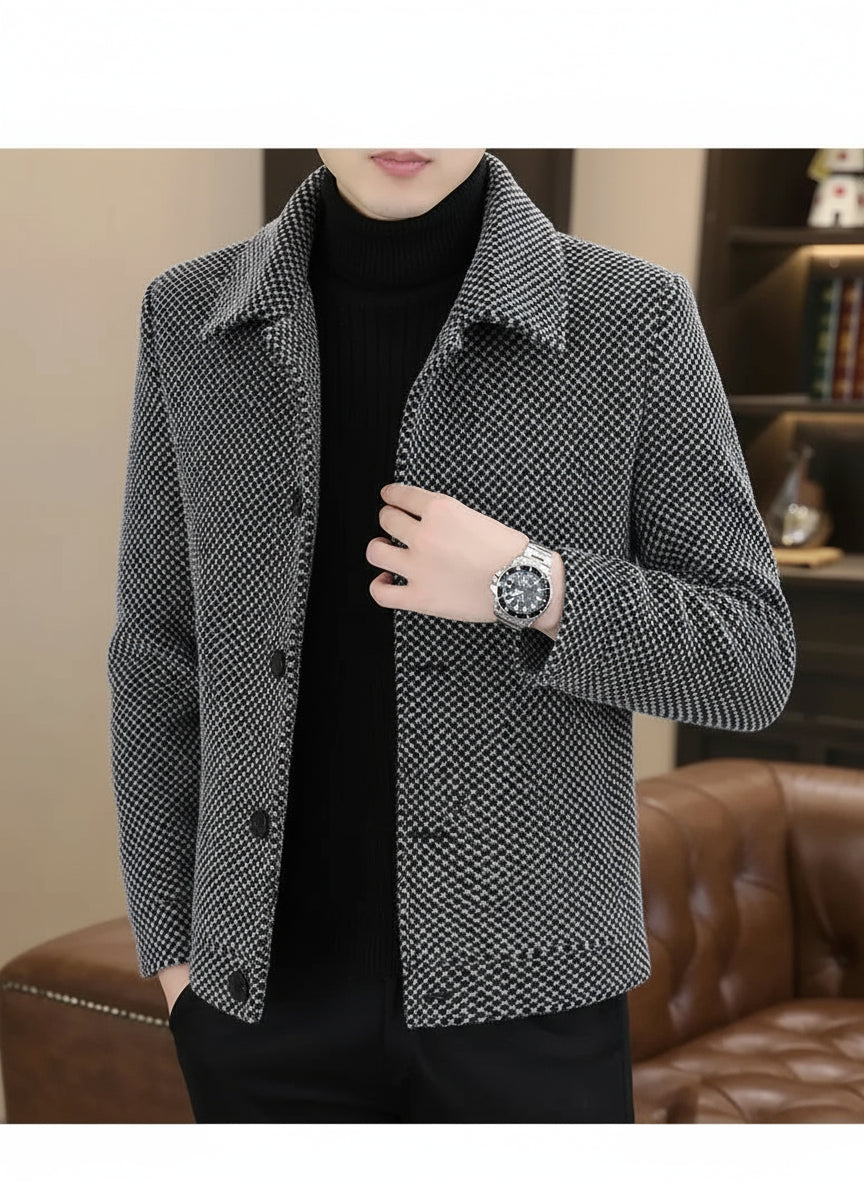 Winter Woolen Jacket Social Men Clothing neleeshop