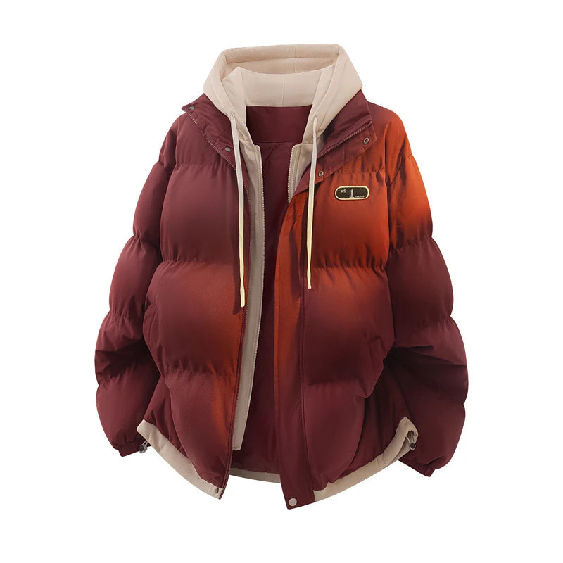 Winter Thicken False Two Piece Men Coat 🔥❄️🔥 neleeshop