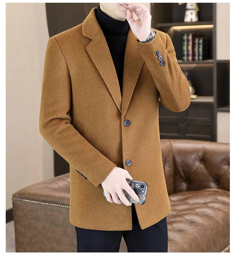 Blazer Men's Woolen neleeshop