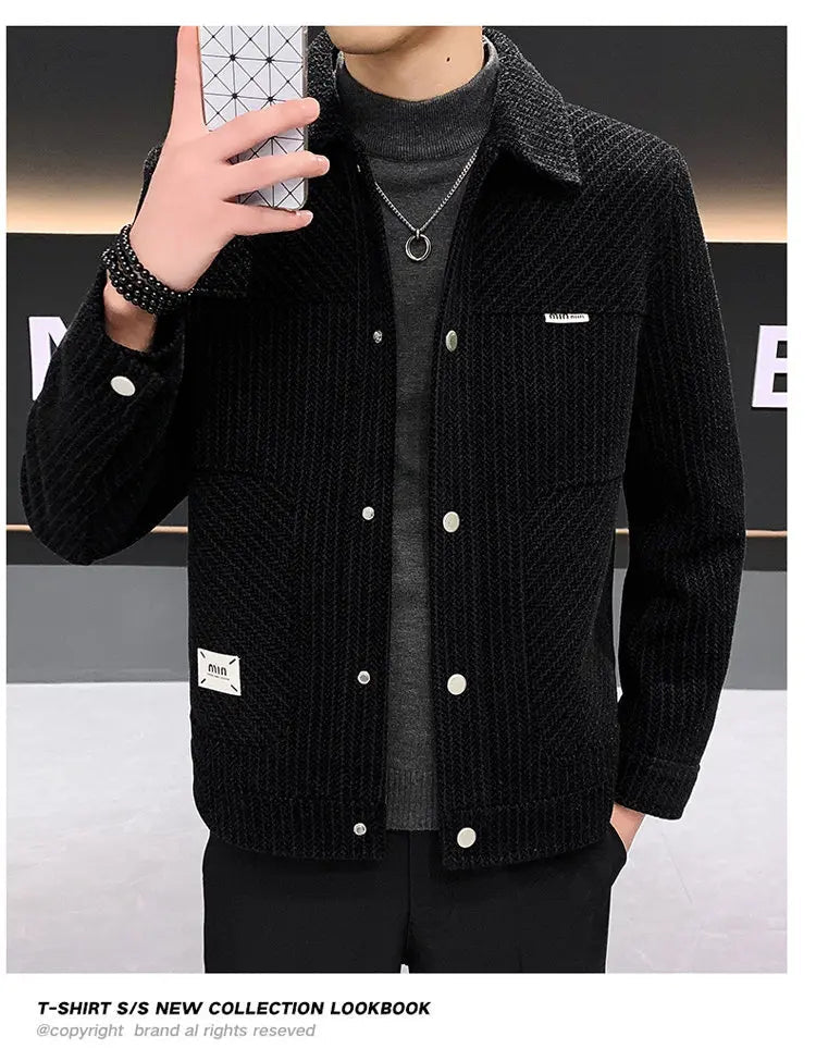 Men's Woolen Jackets High-quality neleeshop