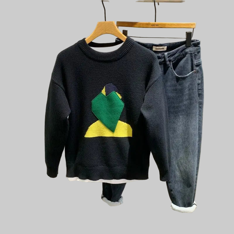 T-shirt long sleeve All Match Knitted Sweater neleeshop