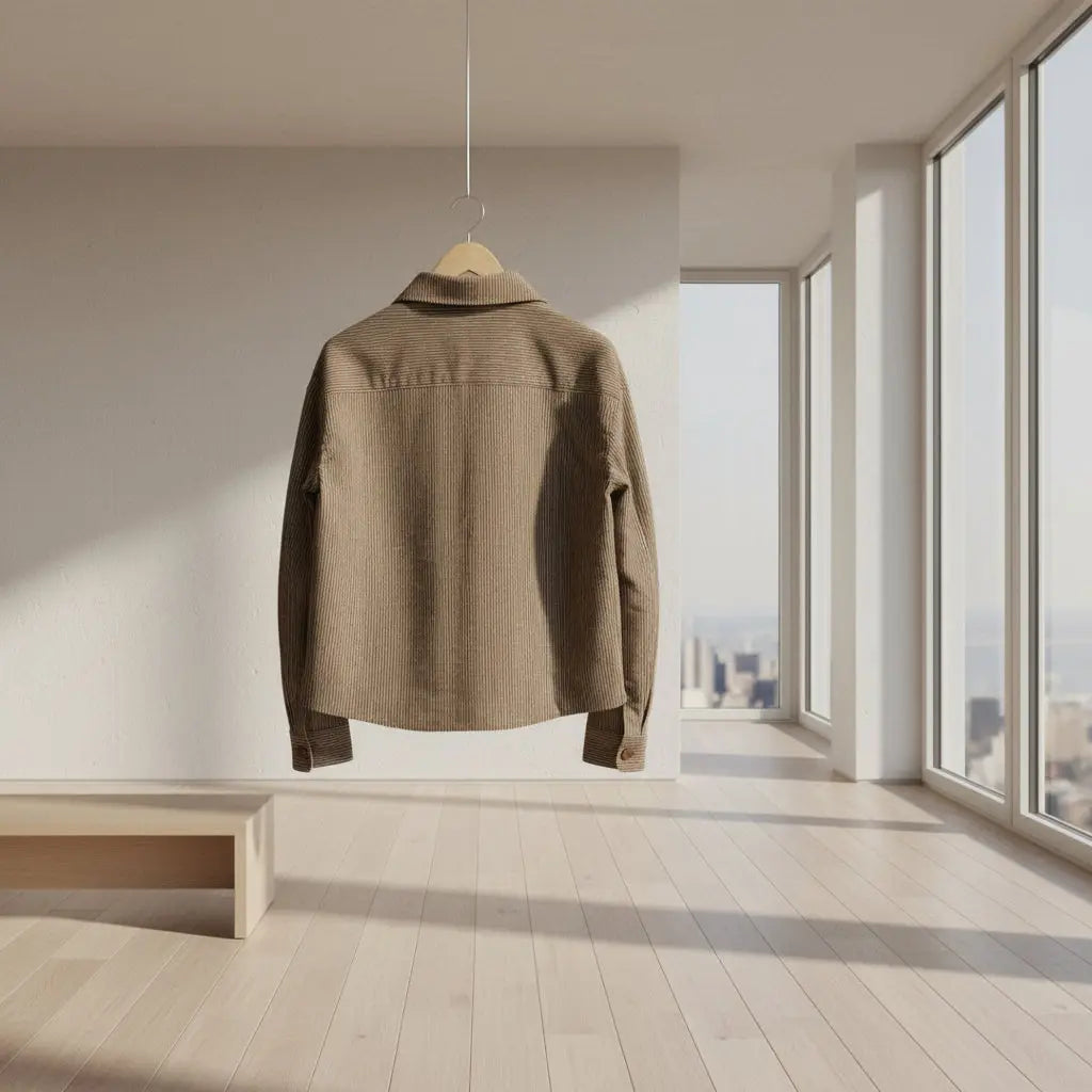 Men's Shirt with Color Blocking Trendy Fit Top neleeshop