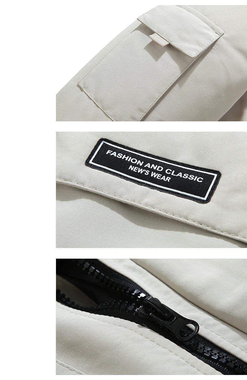 New Jacket Thickening Keep Warm Men Coat Winter Fashion neleeshop