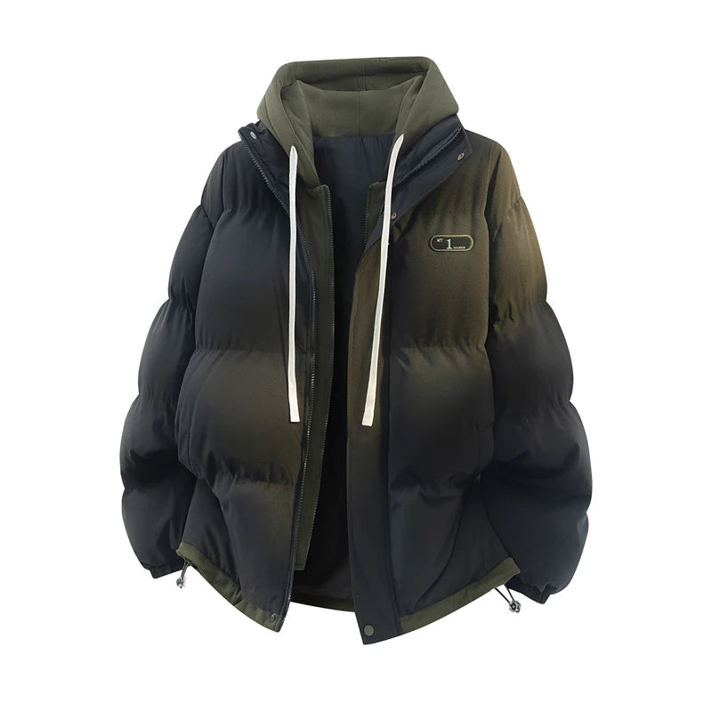 Winter Thicken False Two Piece Men Coat 🔥❄️🔥 neleeshop