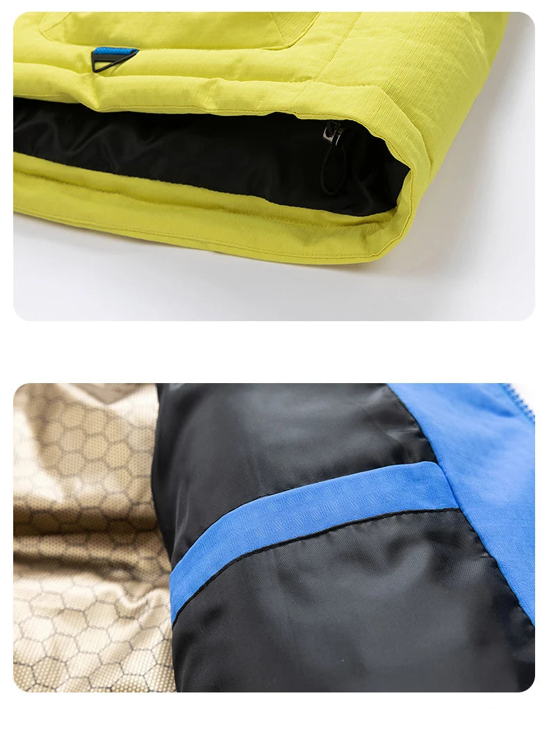 Man Hooded Parkas Winter Fashion Keep Warm Windproof Cotton neleeshop