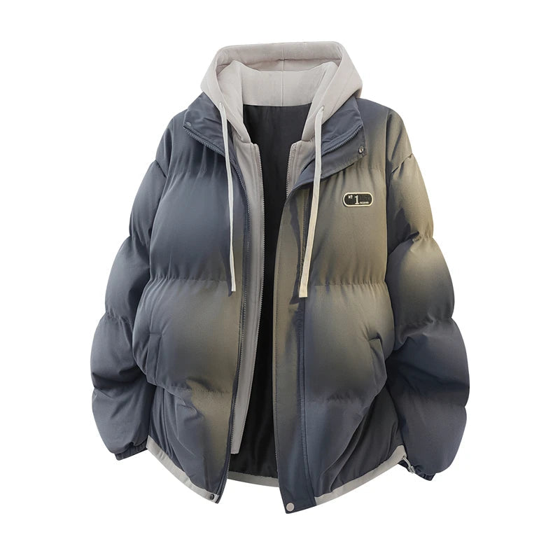 Winter Thicken False Two Piece Men Coat 🔥❄️🔥 neleeshop